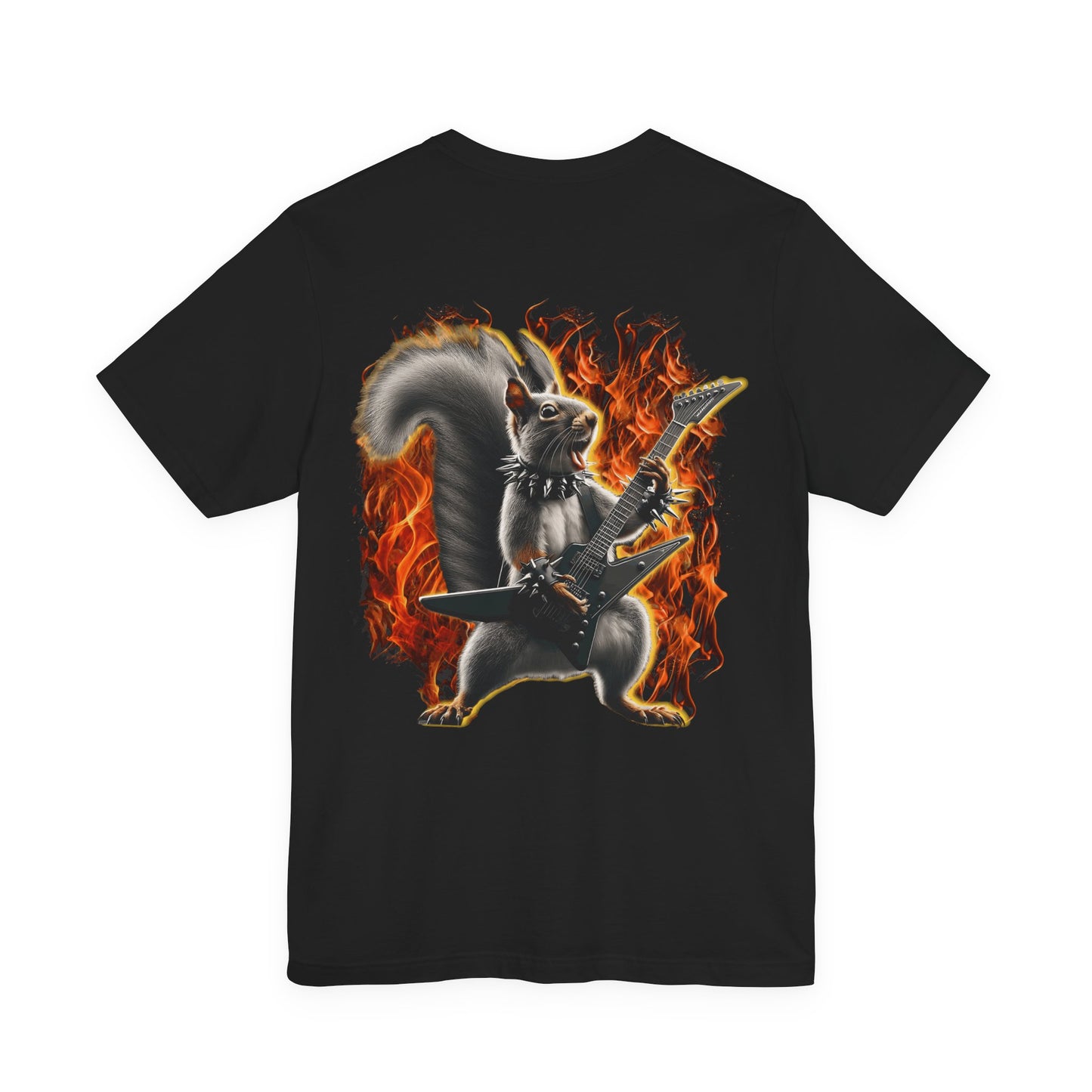 ADHD Squirrel | Sonic Inferno | Full Design | 3001 | Tee | Black